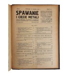 Spawanie i Cięcie Metali. Rok II (1929)