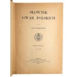 Jan Karłowicz, Słownik Gwar Polskich tom I-VI