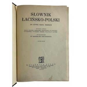 Bronisława Kruczkiewicz, Latinsko-polský slovník pro potřeby středních škol