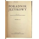 Poradnik Językowy Rocznik 1933, Praca zbiorowa