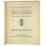 Spomienka na oslavy Jagelovskej univerzity 15. a 16. novembra 1936, zborník
