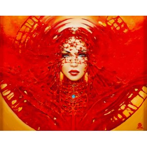 Karol Bak (b. 1961), Blue red, 2017