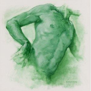 Krzysztof Powałka (b. 1985, Bedzin), Nude-sketch, 2018