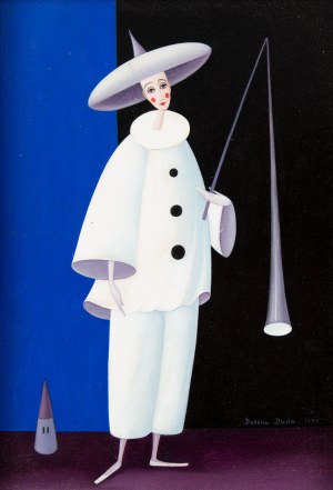 Bożena Duda, Pierrot z trąbą, 1990