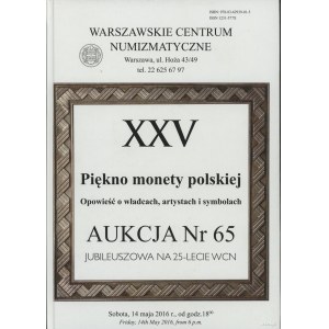 Aukčný katalóg 65. aukcie WCN: Witold Garbaczewski - Krása poľských mincí. Príbeh panovníkov, umelcov a symbolov...