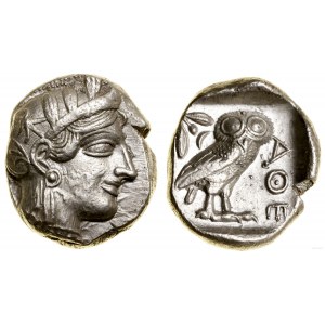 Grecja i posthellenistyczne, tetradrachma, ok. 454-404 pne, Ateny