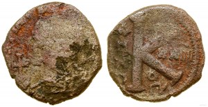 Byzanz, 1/2 Follis, 550-551 (24. Jahr der Herrschaft), Antiochia
