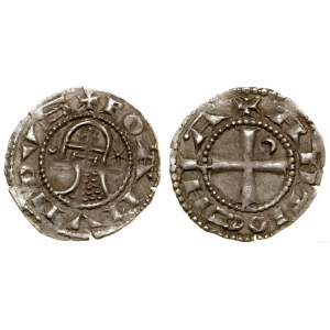 Križiaci, denár, okolo 1225-1250, Antiochia