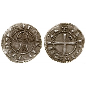Křižáci, denár, asi 1225-1250, Antiochie