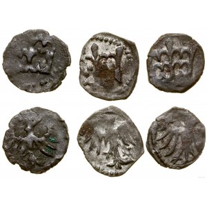 Poland, set of 3 crown denarii