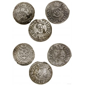 Polska, zestaw 3 szelągów, 1616-1627