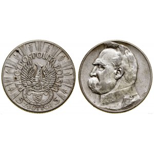 Poľsko, 5 zlotých, 1934 S, Varšava