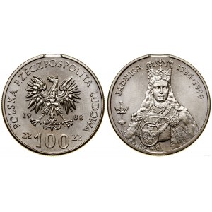 Polska, 100 złotych - destrukt menniczy, 1988, Warszawa