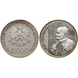 Polsko, 10 000 PLN, 1989, Varšava