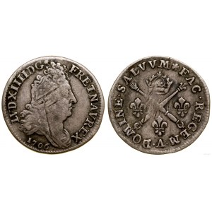 Francúzsko, 10 soli, 1706 A, Paris