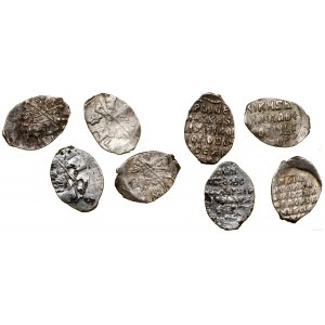 Russia, set: 4 x kopecks, 1613-1645