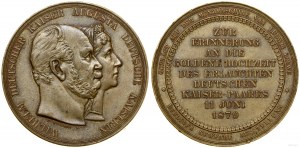 Niemcy, medal na pamiątkę złotych godów cesarza, 1879