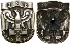 Poland, badge of the Oficerska Szkola Łączności, 1947-1950, Łódź