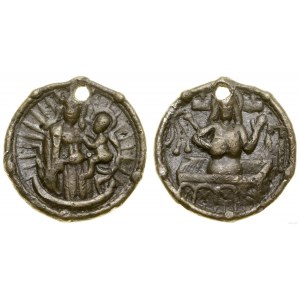 Devocionálna, náboženská medaila - kajúca(?), asi 16. storočie.