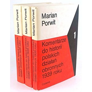 PORWIT- COMMENTARIES TO THE HISTORY OF POLAND'S DEFENSE ACTIONS 1939.