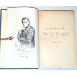 BIBLIOTEKA PISARZY POLSKICH KAROLA MIARKI. KONDRATOWICZ, KRASIŃSKI, SŁOWACKI - DZIE£A 10 sv. secesní vazby