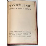 WYSPIAŃSKI - DZIEŁA DRAMATYCZNE 17 zv., prvé vydania, koža