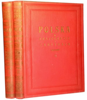 BUŁHAK- POLSKA W KRAJOBRAZIE I ZABYTKACH t.1-2 (komplet) wyd.1930 OPRAWA RADZISZEWSKI