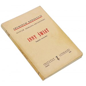 HERLING-GRUDZIŃSKI - INNY ŚWIAT publisher Paris 1965