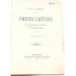 CHODŹKO- PAMIĘTNIKI KWESTARZA rytiny Andriolli wyd. 1901 vazba Olszeniak