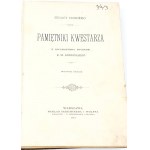 CHODŹKO- PAMIĘTNIKI KWESTARZA engraviny Andriolli wyd. 1901 binding Olszeniak