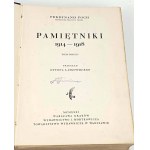 FERDYNAND FOCH - PAMIĘTNIKI Tom I-II [komplet] wyd. 1931r. OPRAWA ilustracje, plany, mapy