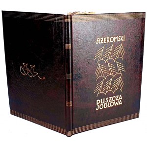 ŻEROMSKI - PUSZCZA JODŁOWA woodcuts by Skoczylas luxury binding
