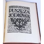 ŻEROMSKI - PUSZCZA JODŁOWA woodcuts by Skoczylas luxury binding
