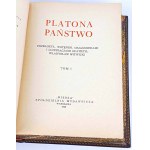 PLATON- PAŃSTWO t. 1-2 [komplet w 1 wol.] 1948