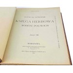 OSTROWSKI- BOOK OF HERBOWA RODÓW POLSKICH original leather