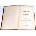 MICKIEWICZ- PAN MICHAEL published 1898 with 12 cartoons and 12 drawings by Kazimir Alchimovich.