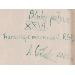 Andrzej Ciołek (geb. 1986), Blöcke voll XXVI. Übertragungen der Erwartung. RGB, 2022