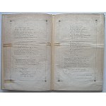 NORWID CYPRIAN KAMIL. EIN EHRLICHES WORT. (Den Friedensstiftern zugeschrieben). Geschrieben in Rom, 1848. Drucken...