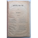 [SLOVENSKÝ JULIUS]. KRÁL - DUCH. Rapsodie I. Píseň I. [Paříž] 1847 [ Vydal Radwański ]....