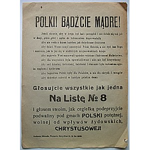 [ULOTKA]. Polnische Frauen! Seid klug! Wenn du willst ...