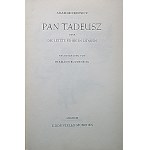 MICKIEWICZ ADAM. Pan Tadeusz oder die letzte fehde in Litauen. Nachdichtung von Hermann Buddensieg...