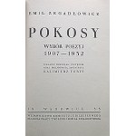 ZEGADLOWICZ EMIL. Pokosy. A selection of poetry 1907 - 1932. arrangement made by...