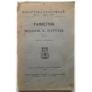 (STATTLER WOJCIECH KORNEL). Lebenserinnerungen von Wojciech K. Stattler ...