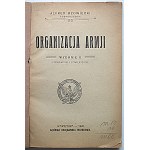BZOWIECKI ALFRED. Organizácia armády. Vydanie II. Prepracované a rozšírené. W-wa 1920...