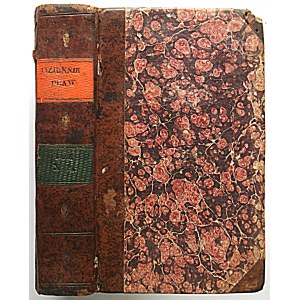 DZIENNIK PRAW. Tom 22. Nr. 74, 75, 76, 77, 78. [W-wa 1838]. Format 11/18 cm. Opr. wyd. płsk., z epoki...