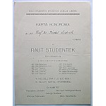 [FINKIEL LUDWIK]. A collection of 15 invitations extended to Prof. Dr. Ludwik Finkel....