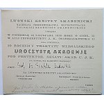 [FINKIEL LUDWIK]. A collection of 15 invitations extended to Prof. Dr. Ludwik Finkel....