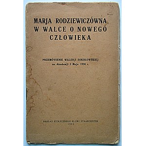 VALERIAN SOKOLOWSKA. Marja Rodziewiczówna in the struggle for a new man....