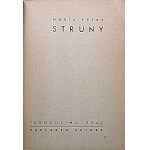 PETRY MARIA. Strings. Jerusalem 1944. published by the Author. Hamadpis Liphshitz Press. Format 14/19 cm. p. 78, [1]...