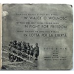 POLISH SOLDIERS who were in Russia fighting for freedom. Roma [Rome] 1945...